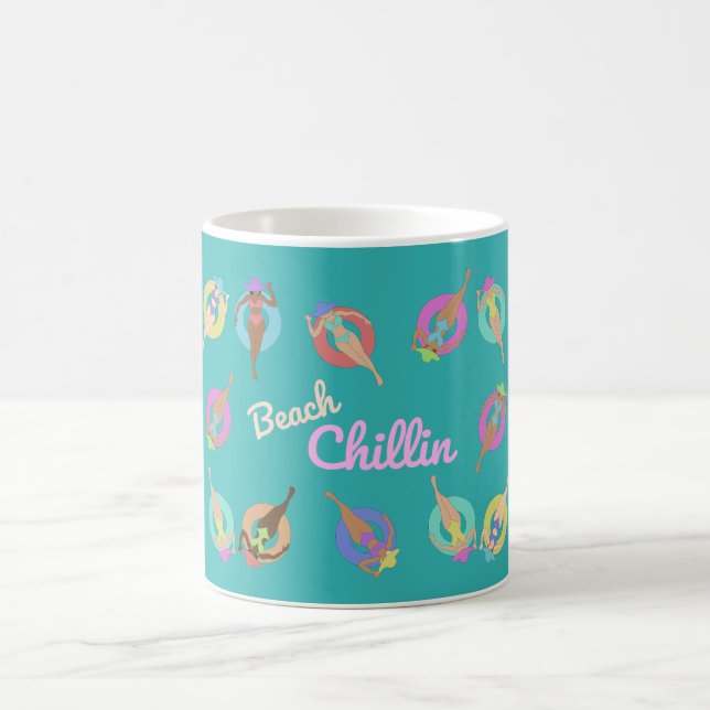 Beach Chillin Girls Kaffeetasse (Mittel)
