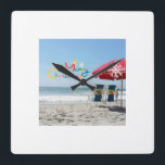 BEACH CHRISTMAS CHRISTMAS SCHLIESSEN QUADRATISCHE WANDUHR<br><div class="desc">Viel Spaß zu Weihnachten und einen STRAND CHRISTMAS machen oder diese coole Uhr als GIFT geben!</div>