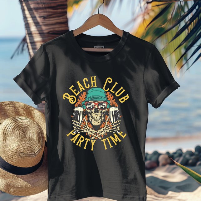 Beach Club Party Time T - Shirt (Von Creator hochgeladen)