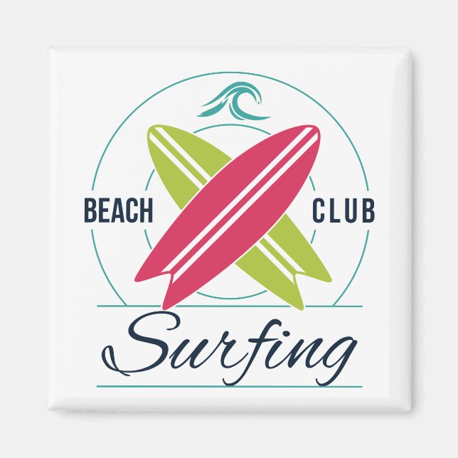 Beach Club Surfmagnet Magnet (Vorne)