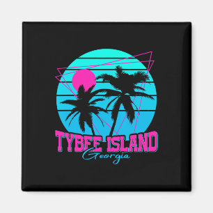 Beach Coastal City Vacation Souvenir Tybee Island Magnet