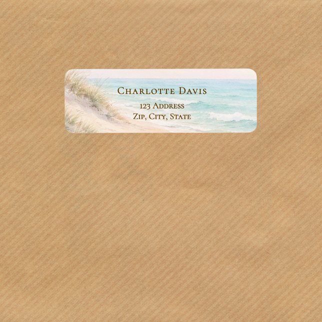 Beach coastal ocean return address  (Von Creator hochgeladen)