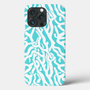 Beach Coral Reef Muster Nautical White Blue Case-Mate iPhone Hülle