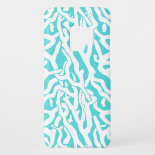 Beach Coral Reef Muster Nautical White Blue Case-Mate Samsung Galaxy S9 Hülle