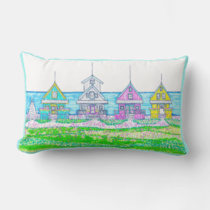 Beach Cottages Lumbar Coussin