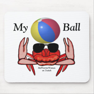 Beach Crab, My Ball, MeWarriorFrau auf Twitch Mousepad