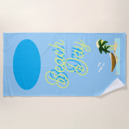 Beach day beach towel strandtuch