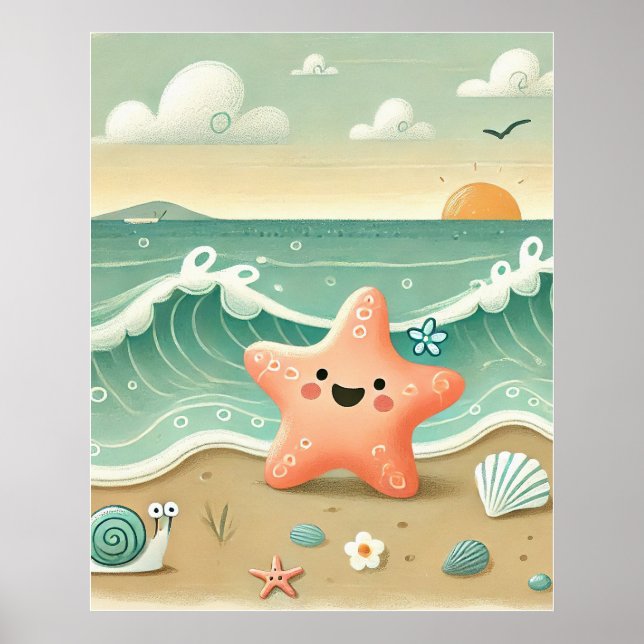 Beach Day Bliss Poster (Vorne)