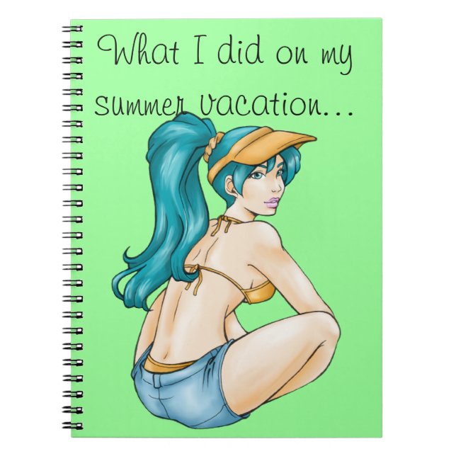 Beach Day - Notebook Notizblock (Vorderseite)