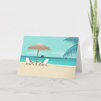 Beach Day U-Boot-Karte Karte