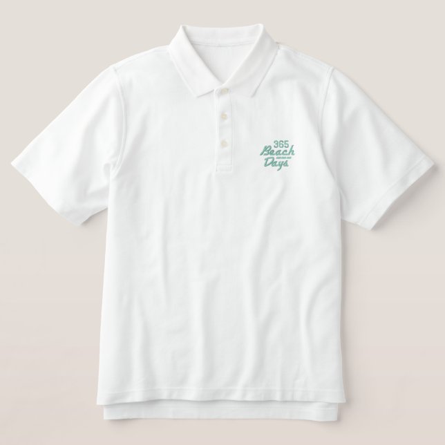 BEACH DAYS 365 polo (Herren) (Design Vorderseite)