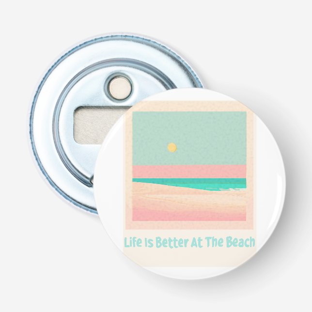 Beach Design Flaschenöffner (Vorderseite)