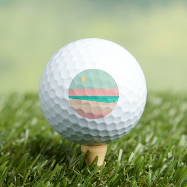 Beach Design Golfball (Insitu T-Shirt)