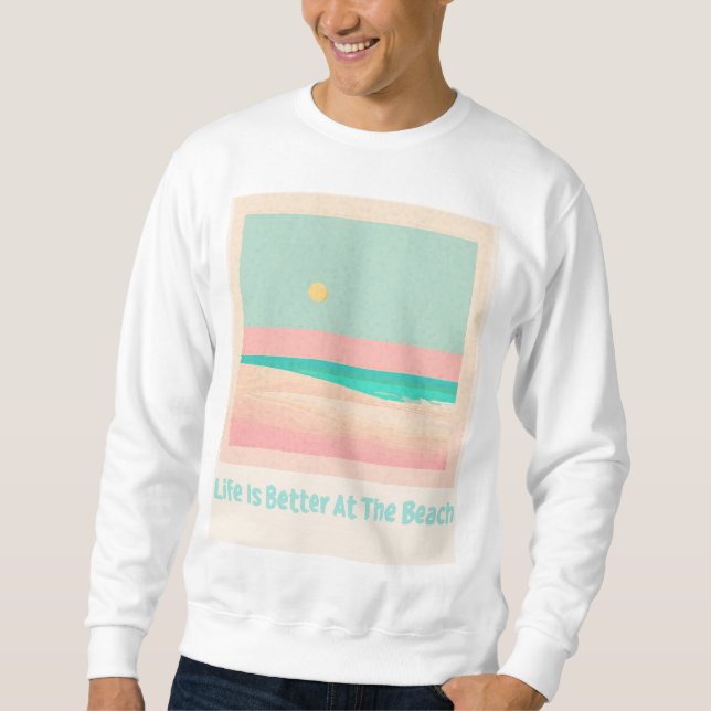Beach Design Sweatshirt (Vorderseite)
