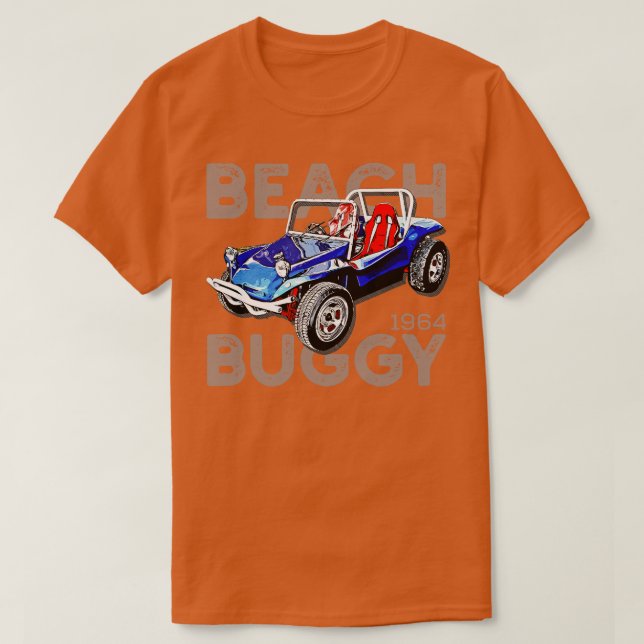 Beach Dune Buggy Classic Car T-Shirt (Design vorne)