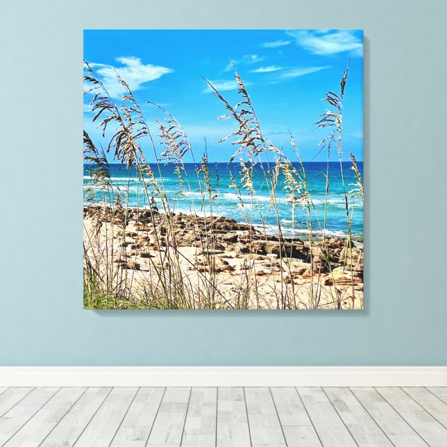 Beach Dunes Ocean Leinwand (Insitu (Holzboden))