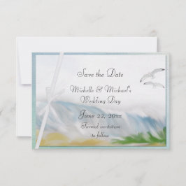 Beach Dunes Romance Save the Date