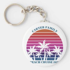 Beach Family Wiedersehen Custom Cruise Sommerurlau Schlüsselanhänger