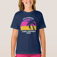 Beach Family Wiedersehen Custom Tropical Sunset Ki
