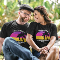 Beach Family Wiedersehen Niedlicher tropischer Son