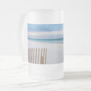 Beach Fence Morning Destin Florida Mattierte Tasse