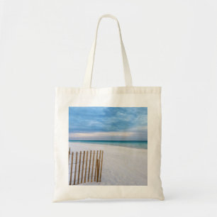 Beach Fence Morning Destin Florida Tote Bag Tragetasche
