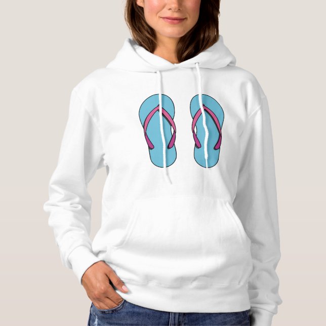Beach Flip Flops Hoodie (Vorderseite)