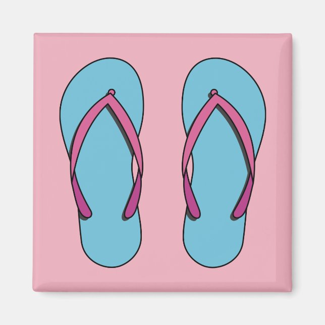 Beach Flip Flops Magnet (Vorne)