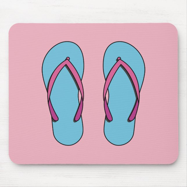 Beach Flip Flops Mousepad (Vorne)