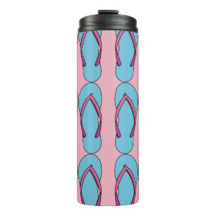 Beach Flip Flops Thermosbecher