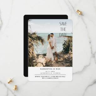 Beach Foto Hochzeit Sichern Sie das Datum Save The Date