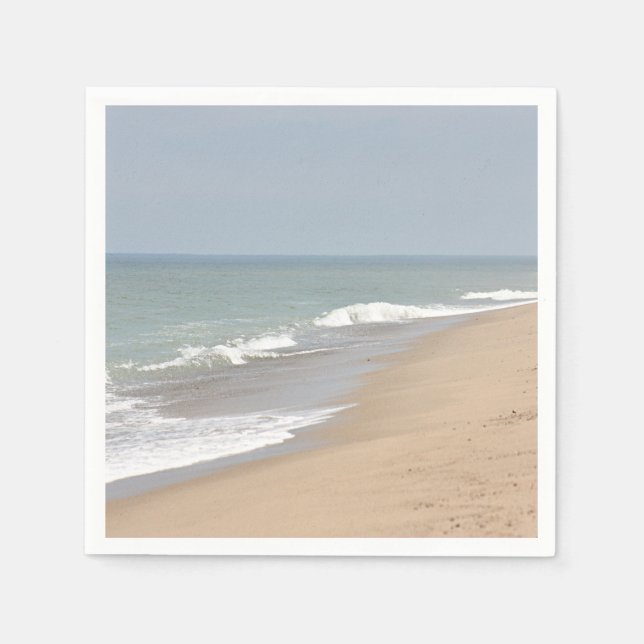 Beach Foto Serviette (Vorderseite)