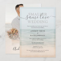 Beach Front Vintag Hawaiian Downsize Wedding