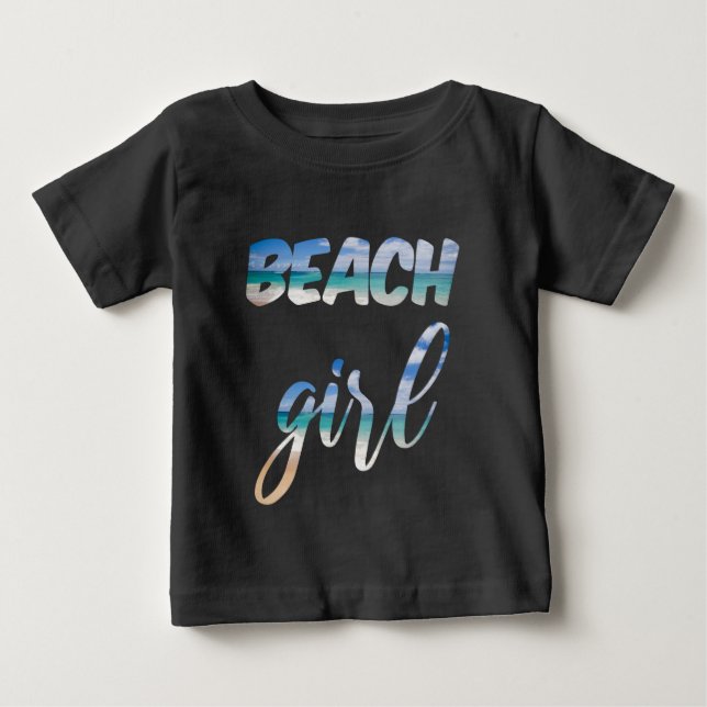 Beach Girl Baby T-shirt (Vorderseite)