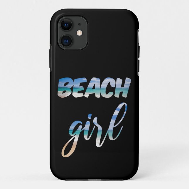 Beach Girl Case-Mate iPhone Hülle (Rückseite)