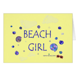 Beach Girl - Empreintes & Fils 2 - Carte