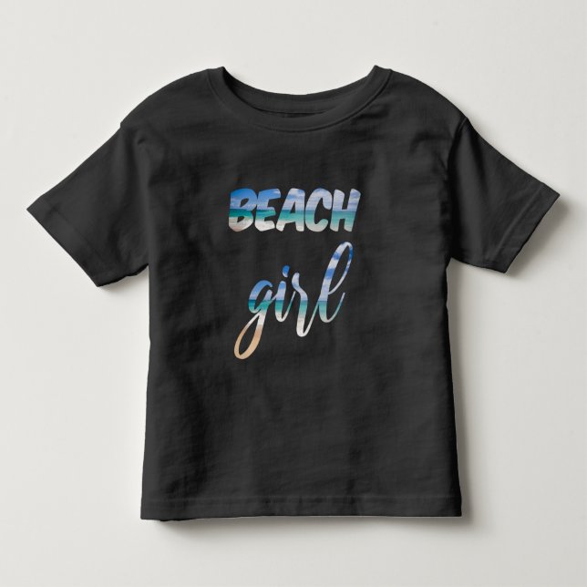 Beach Girl Kleinkind T-shirt (Vorderseite)