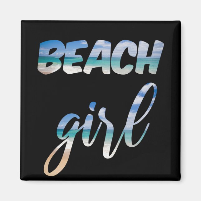 Beach Girl Magnet (Vorne)