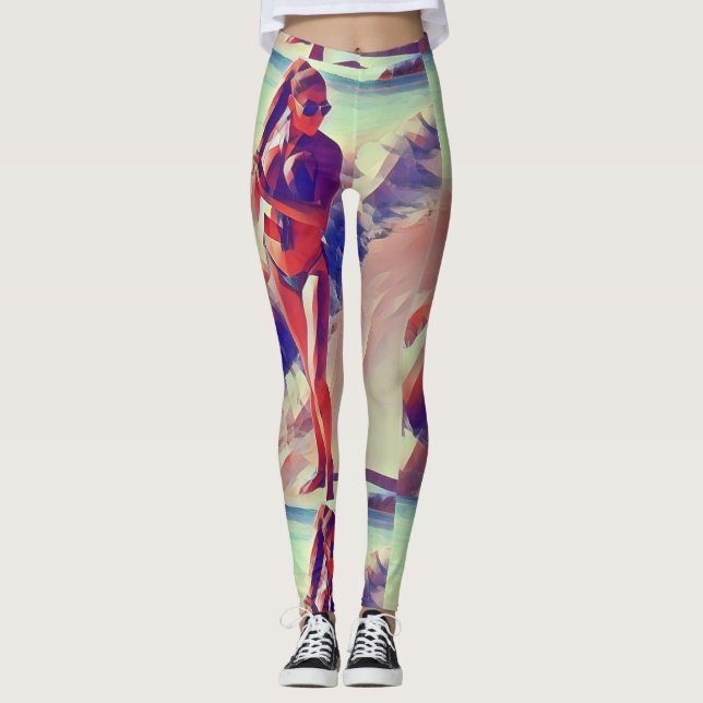 Beach Girl Thunder_Cove Leggings (Vorderseite)