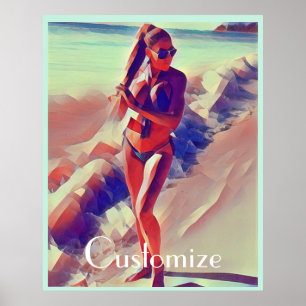 Beach Girl Thunder_Cove  Poster