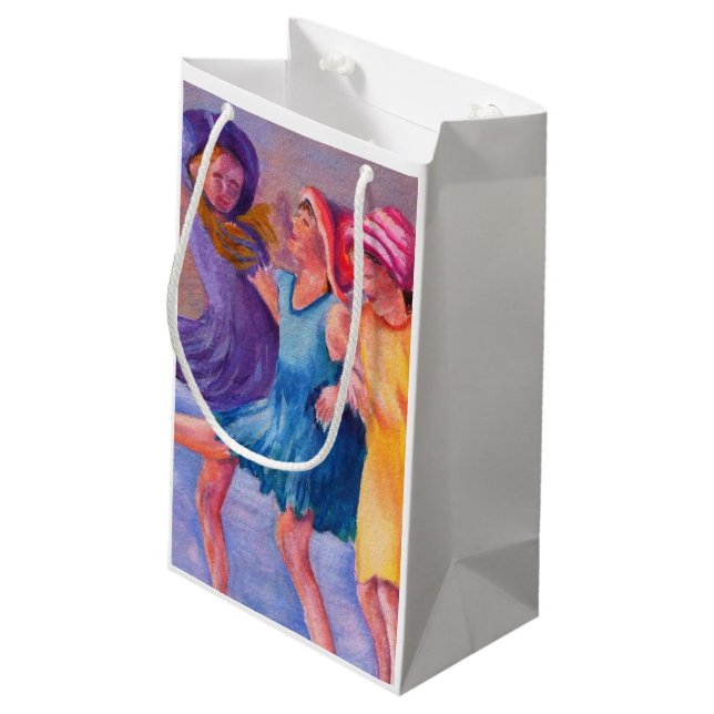 BEACH GIRLFRIENDS KLEINE GESCHENKTÜTE (Rückseite Schrägansicht)