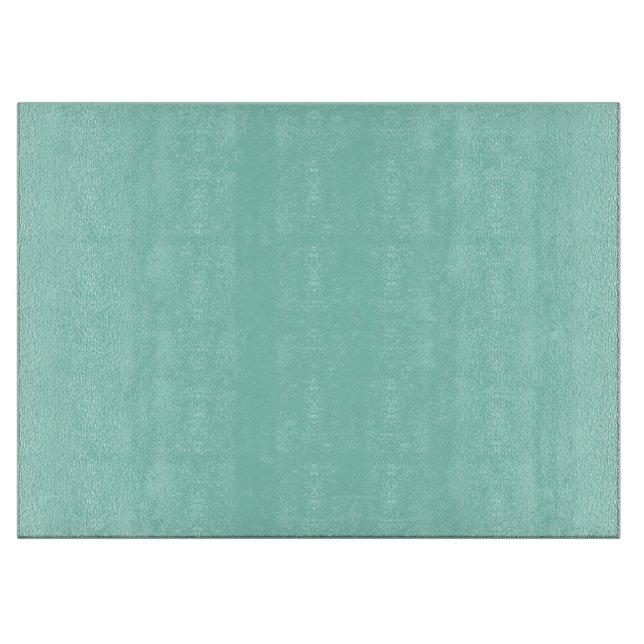 Beach Glass Aqua Solid Color 13-5412 Schneidebrett (Vorderseite)