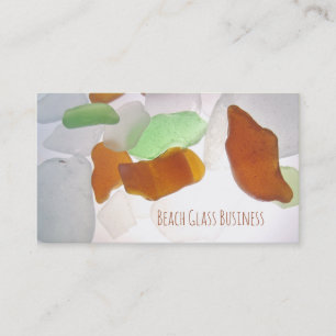 Beach Glass, Lake Michigan farbenfrohe Sea Shards Visitenkarte
