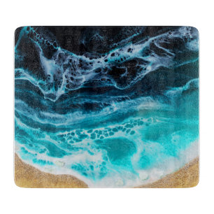 Beach Glass Schneidebrett