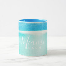 Beach Glitzer Sparkling Sand Ocean Miami