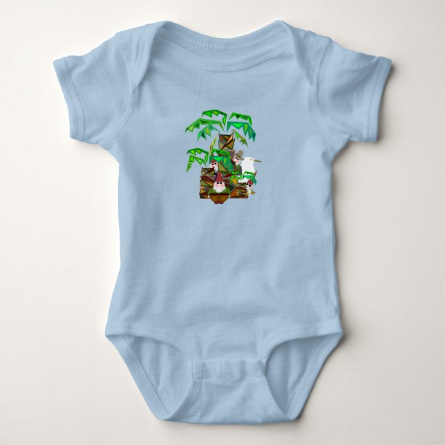 Beach Gnomes Baby Bodysuit Strampler (Vorderseite)