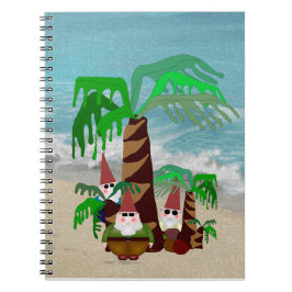 Beach Gnomes Spiral Notebook Notizblock