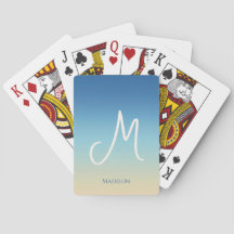 Beach Gradient Monogram