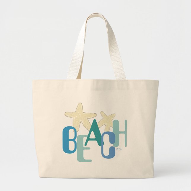 Beach Graphics Bag Jumbo Stoffbeutel (Vorne)