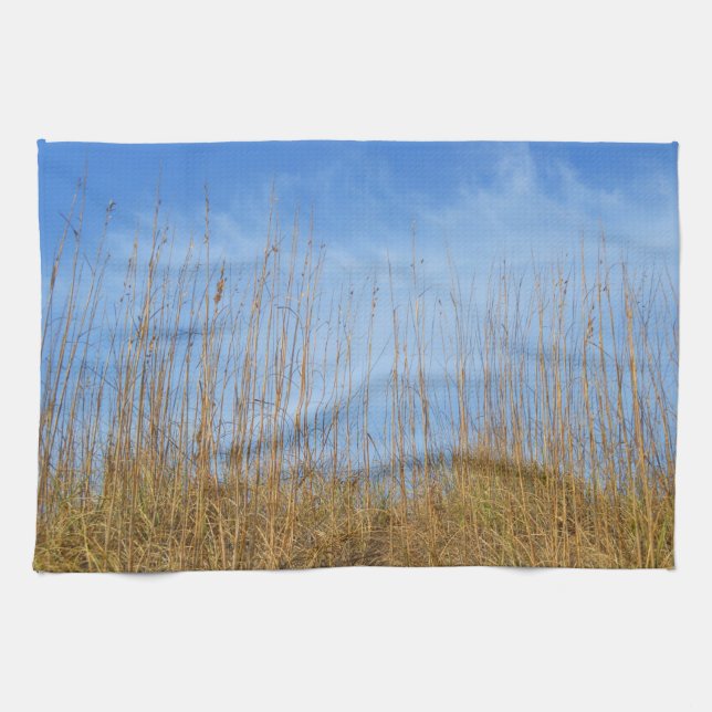 Beach Grass von Shirley Taylor Handtuch (Horizontal)